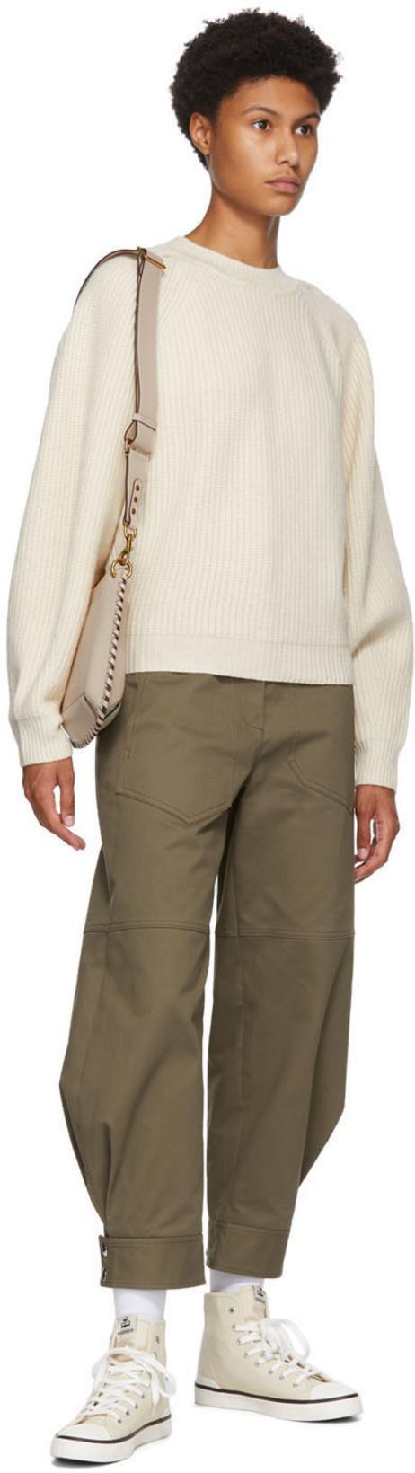 ISABEL MARANT Off-white Bankeen High Sneakers In Beige