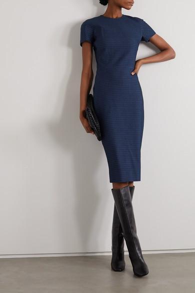 JIMMY CHOO Tempe Knee-high Leather Boots In Black