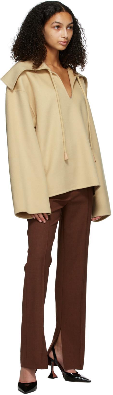 AMINA MUADDI Holli Pointed-toe Leather Slingback Heels In Black