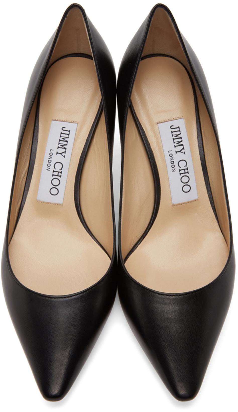 JIMMY CHOO Pointed Toe Stiletto Heel Pumps In Black