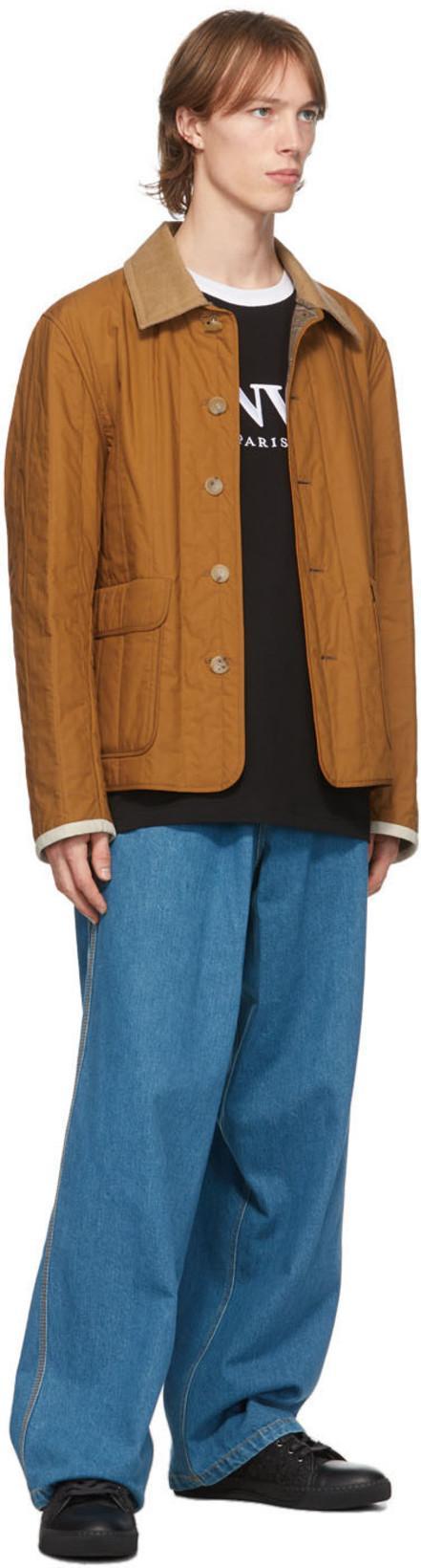 LANVIN Suede And Leather Cap-toe Sneakers In Black