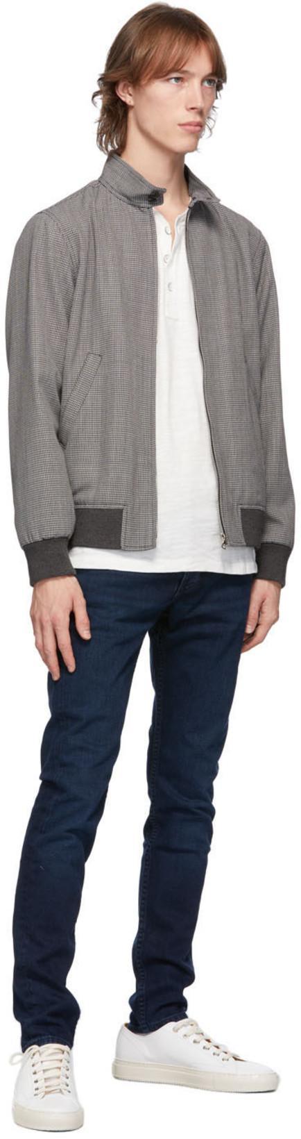 RAG & BONE Classic Slubbed Cotton-jersey Henley T-shirt In White