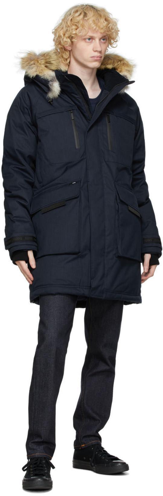 NUDIE JEANS Gritty Jackson Organic-cotton Straight-leg Jeans In Navy