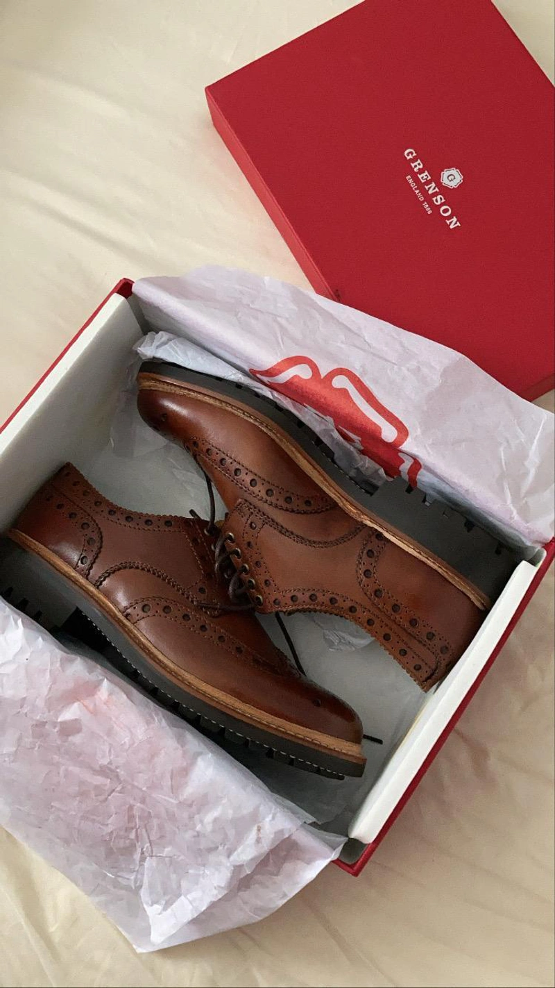 leoncash93's Post | Wearing: Grenson Archie Brogues – Tan In Brown
