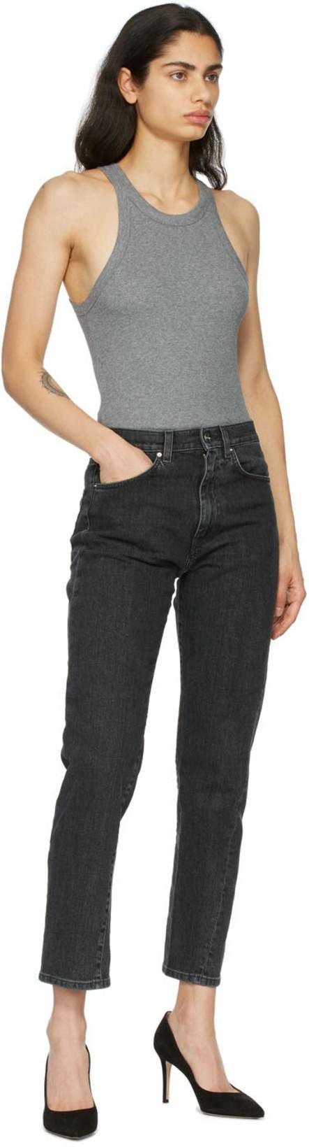 GIANVITO ROSSI Black Leather Suede Pumps