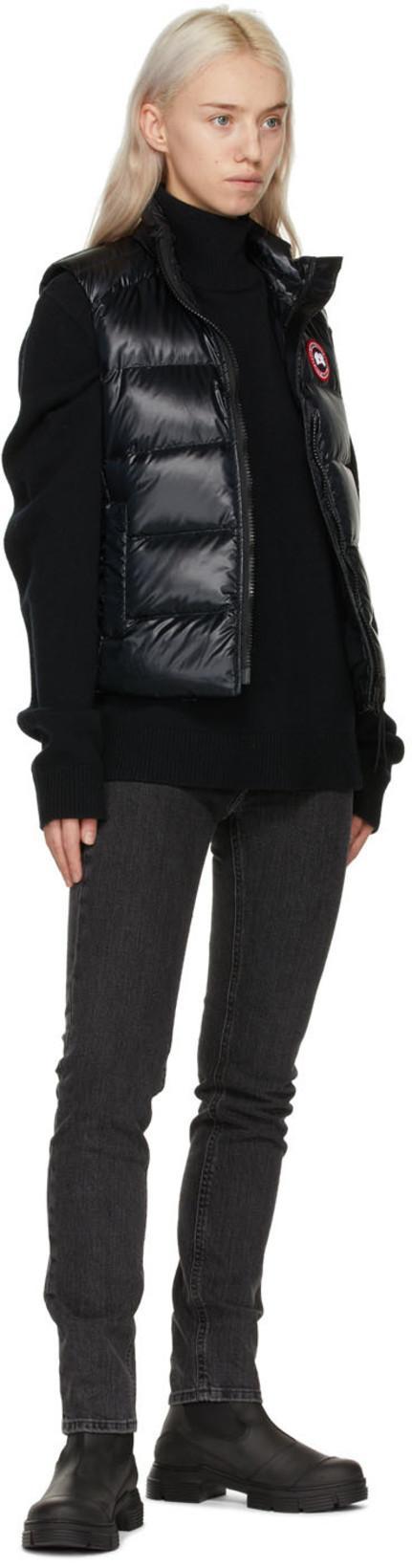 CANADA GOOSE Cypress Quilted Recycled Ripstop Down Vest In Noir