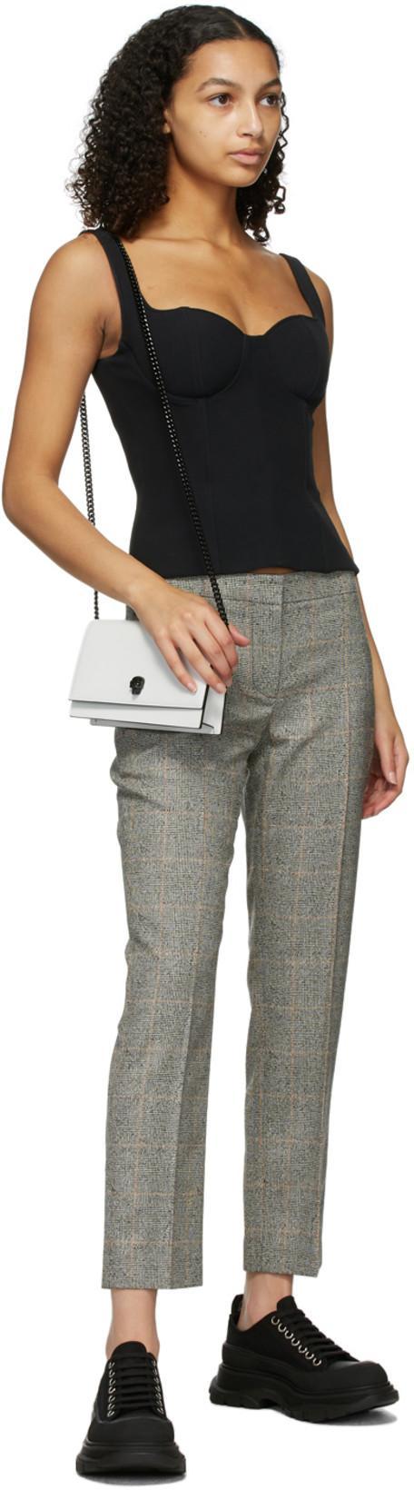 ALEXANDER MCQUEEN Tread Slick Sneakers In Black Silver