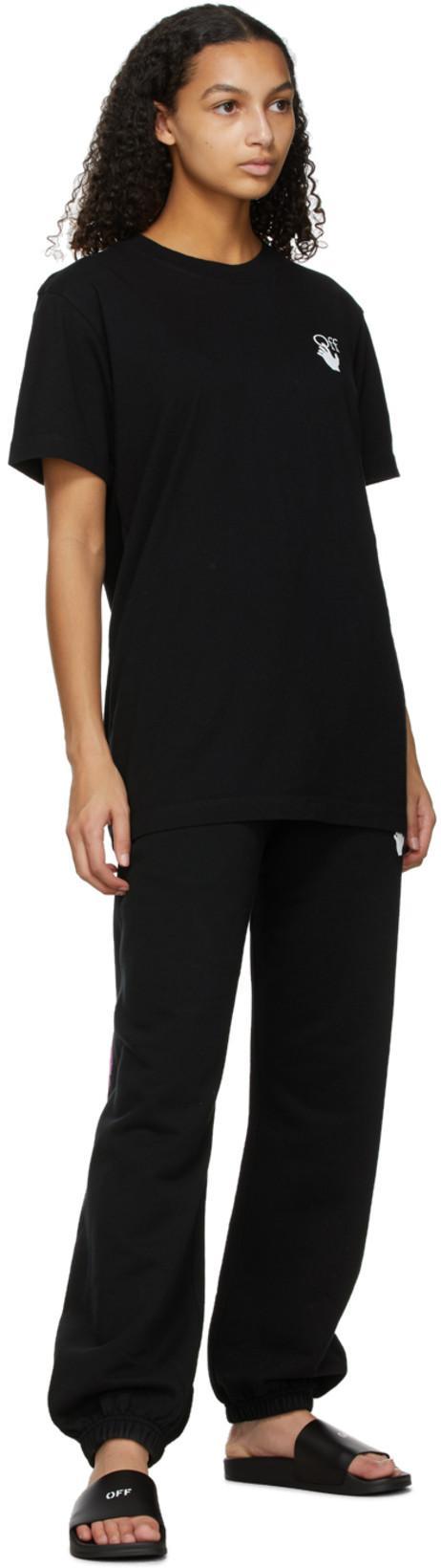 OFF-WHITE Rubber Slides For Left And Right In Black