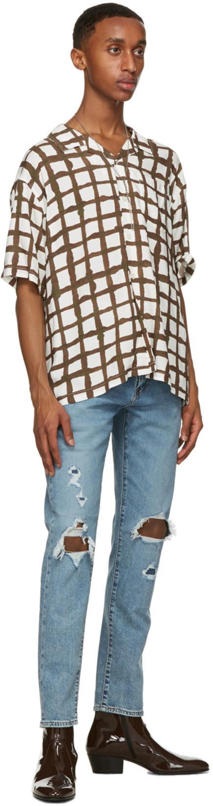 EMANUELE BICOCCHI Silver Crochet Y-shaped Necklace