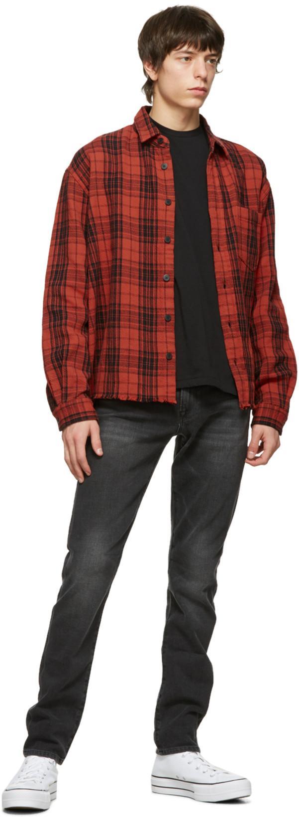 FRAME Heavyweight Slim-fit T-shirt In Noir