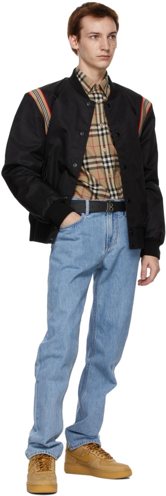 BURBERRY Cotton Shirt With Checked Pattern And Pockets In Multi