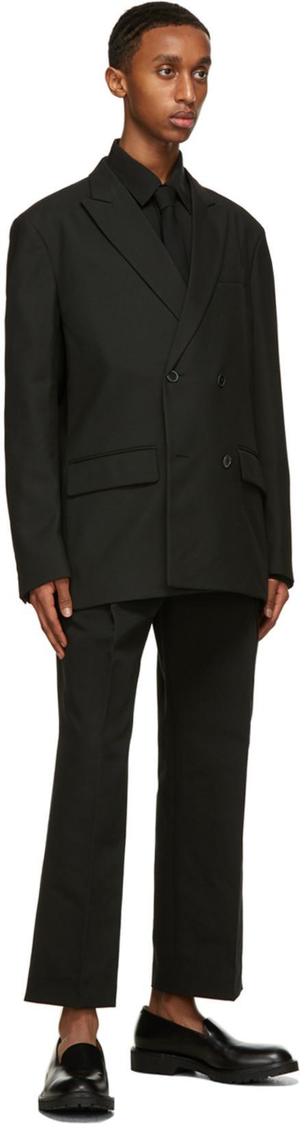 VALENTINO Double-breasted Blazer In Black