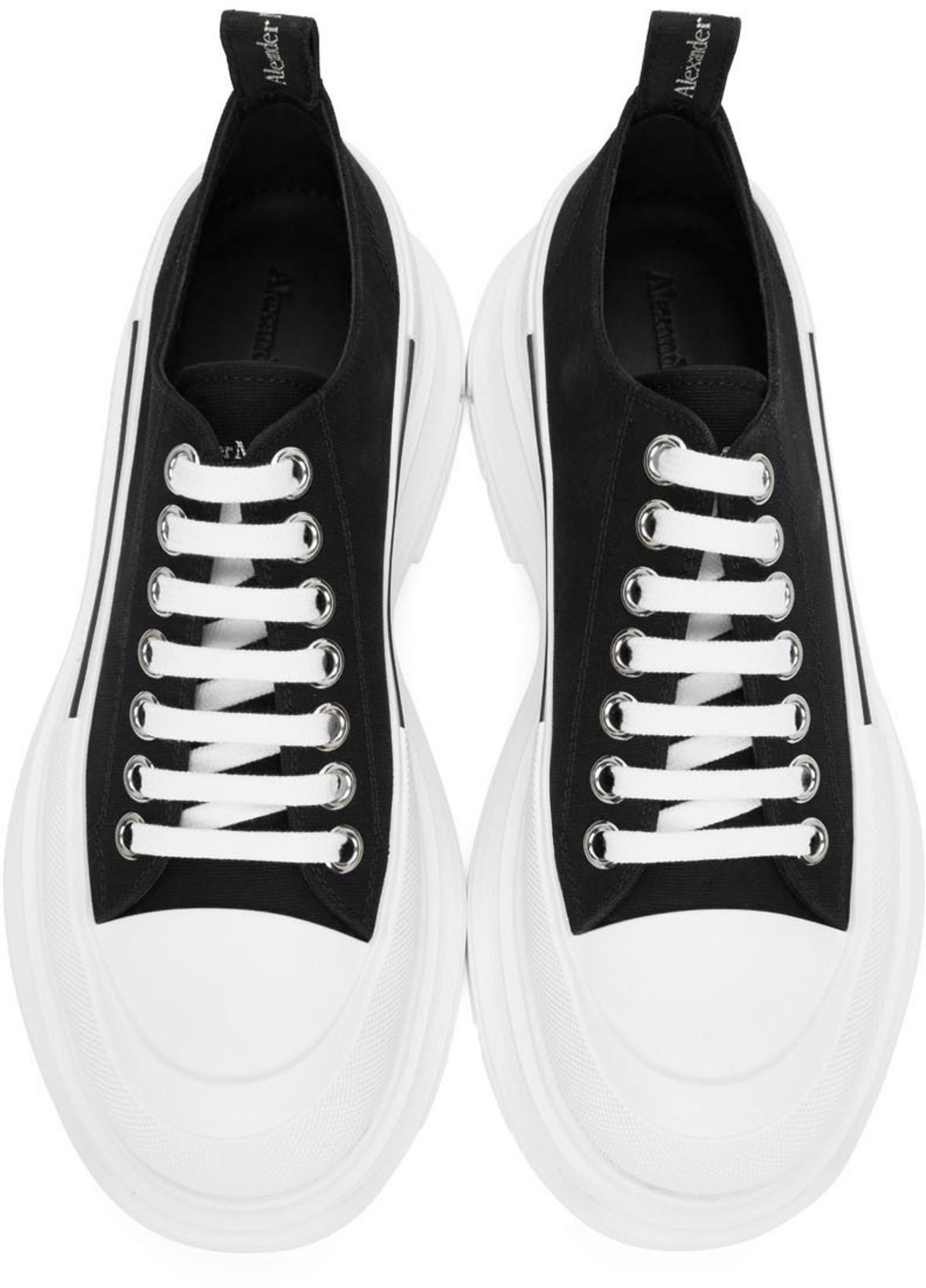 ALEXANDER MCQUEEN Alexander Mc Queen Black/white Tread Slick Shoes