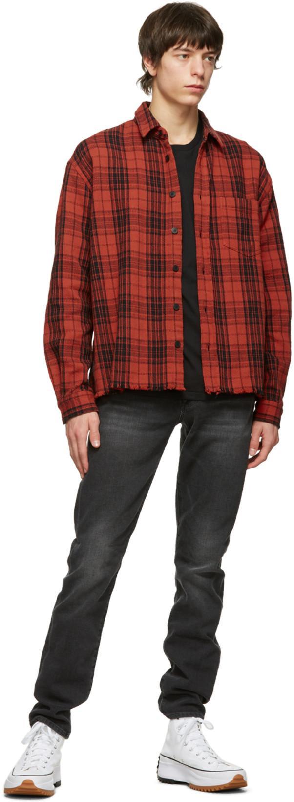 FRAME Heavyweight Slim-fit T-shirt In Noir