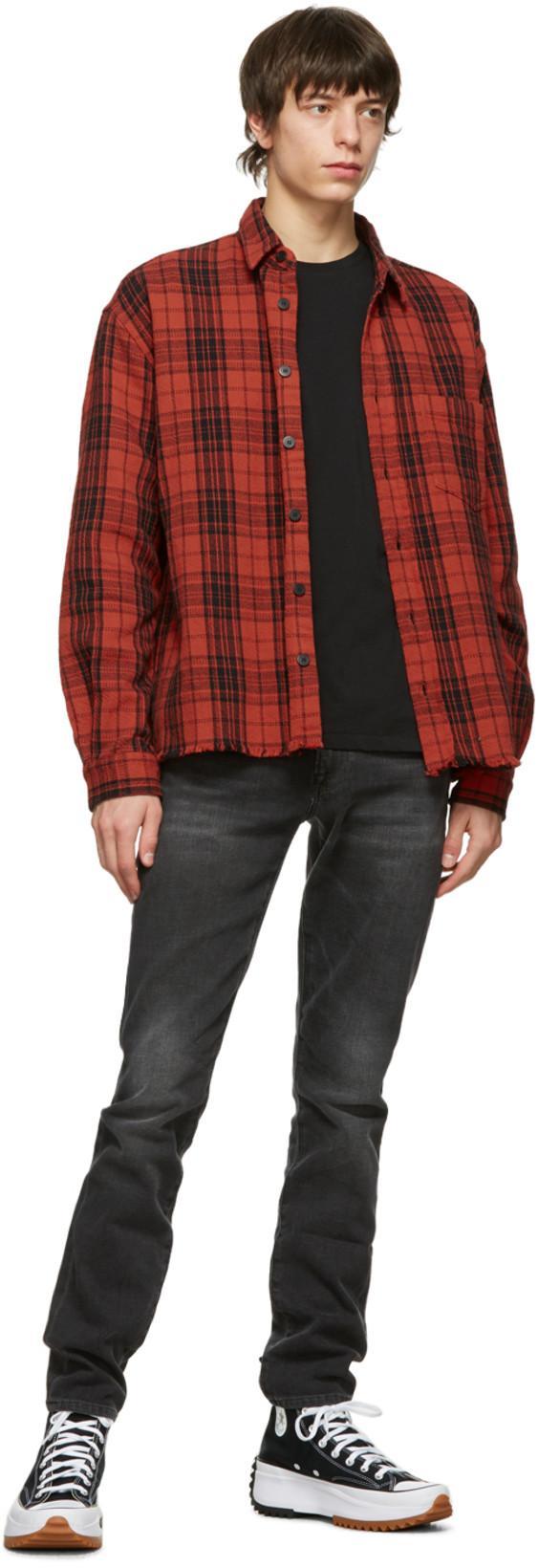 FRAME Heavyweight Slim-fit T-shirt In Noir