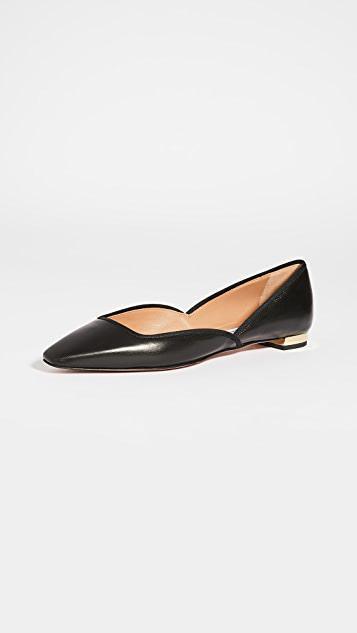 AQUAZZURA Women's Bellezza Ballet Flats In Black