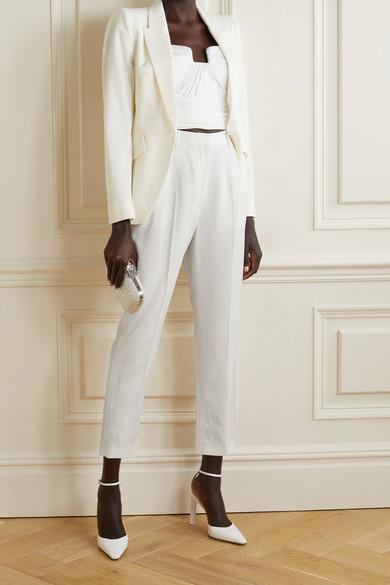 ALEXANDER MCQUEEN Mcqueen Women Single-breasted Blazer In Neutral