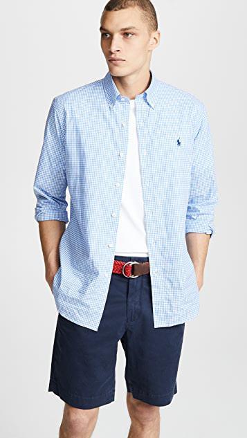 POLO RALPH LAUREN Cotton Embroidered Logo Tee In White