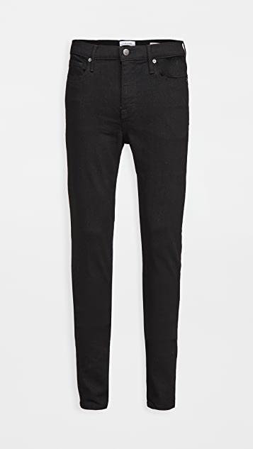 FRAME Heavyweight Slim-fit T-shirt In Noir