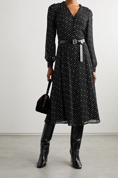 JIMMY CHOO Tempe Knee-high Leather Boots In Black