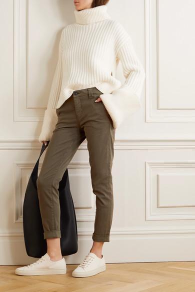 CHLOÉ Chloe White Leather Lauren Low-top Sneakers