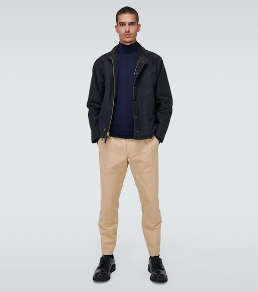 RRL Jungle Cloth Deck Jacket In Blue