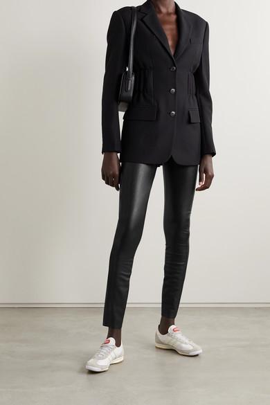 WOLFORD Shaping Leggings With High Waistband And Seam Detailing In Black