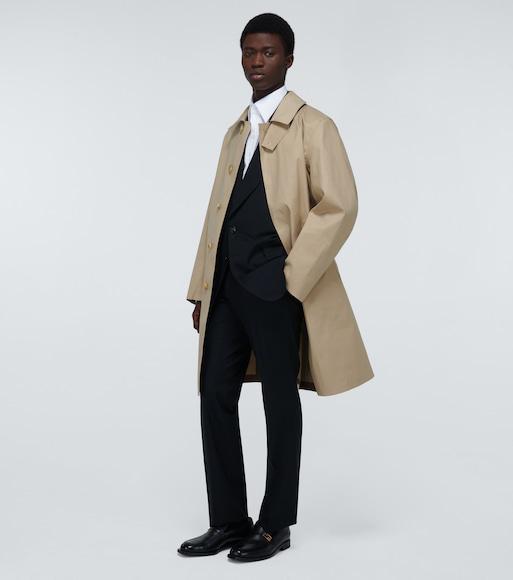 MACKINTOSH Cambridge Bonded Cotton Trench Coat In Neutrals