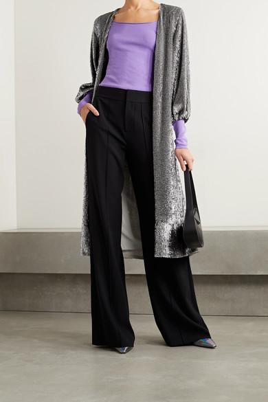 ALICE AND OLIVIA Women's Eloise Pleated Pants In Black