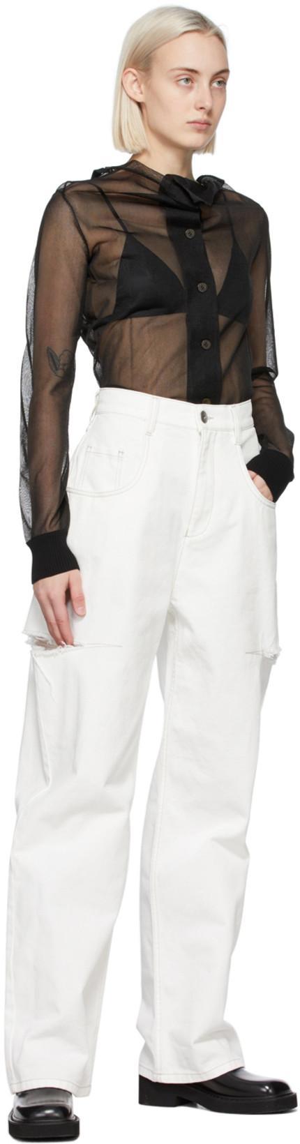 FLEUR DU MAL Black Luxe Silk Triangle Bra