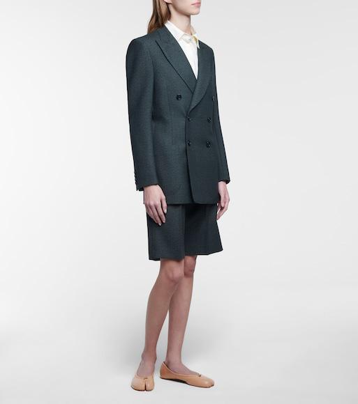 MAISON MARGIELA Mother Grey Stretch Denim The Doozy Sneak Fray Jeans In Brown