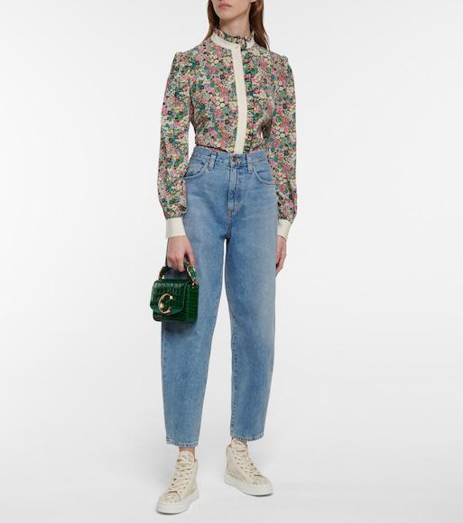 CHLOÉ Lace Lauren Low-top Sneakers With Pull Tab In White