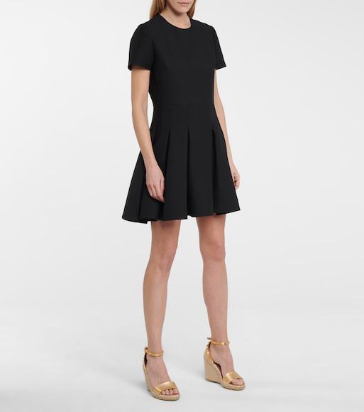 VALENTINO GARAVANI Rockstud Double 105 Leather Espadrille Wedges In Brown