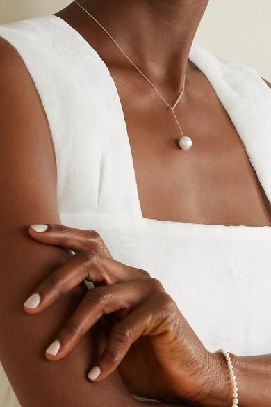 SOPHIE BILLE BRAHE Petite Peggy 14-karat Gold Pearl Bracelet