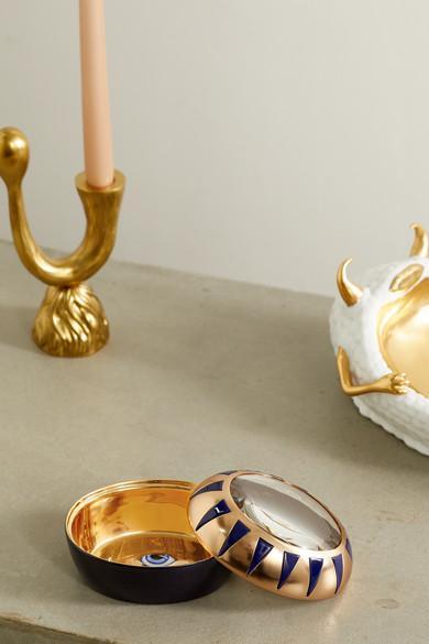 L'OBJET X Haas Brothers White Lazy Susan Bowl