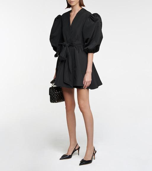 VALENTINO GARAVANI Valentino Vlogo Signature Leather Slingback Pump In Animal Print