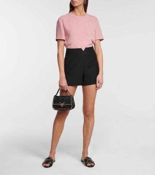 VALENTINO GARAVANI Slippers Roman Stud In Nappa Nera Donna In Black