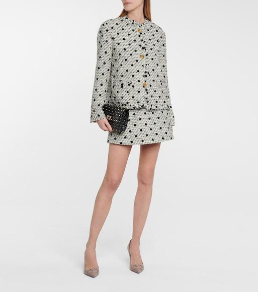 VALENTINO GARAVANI Rockstud Spike Nappa Leather Crossbody Clutch Bag Woman Black Uni