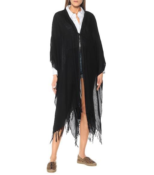 SAINT LAURENT Cassandre Embellished Croc-effect Leather Belt In Black