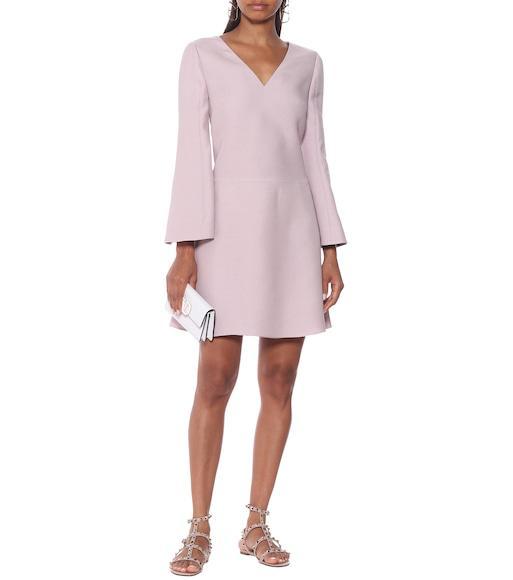 VALENTINO GARAVANI Rockstud Ankle Strap Flat Sandal In Pink