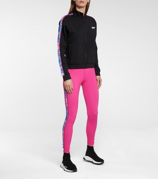 BALENCIAGA Womens Blk/white Women's Speed Stretch-knit Trainers Eur 36 / 3 Uk In Black