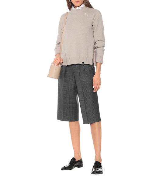 MAISON MARGIELA 20mm Tabi Brushed Leather Loafers In Black