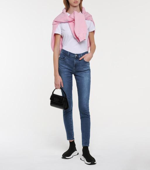 BALENCIAGA Womens Blk/white Women's Speed Stretch-knit Trainers Eur 36 / 3 Uk In Black