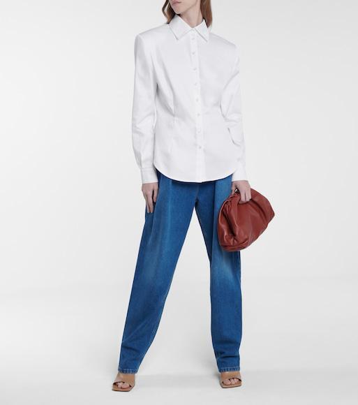 AMINA MUADDI Womens Wine Lupita 70 Flared-heel Patent-leather Heeled Mules