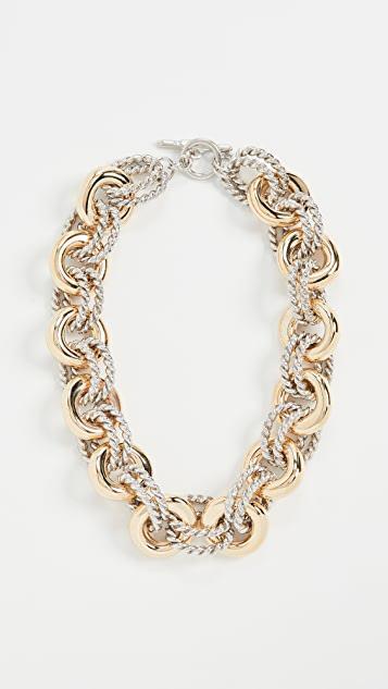 RABANNE Dress With Drape In Silver