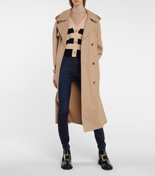 ROGER VIVIER Viv Ranger Embellished Patent-leather Chelsea Boots In Black