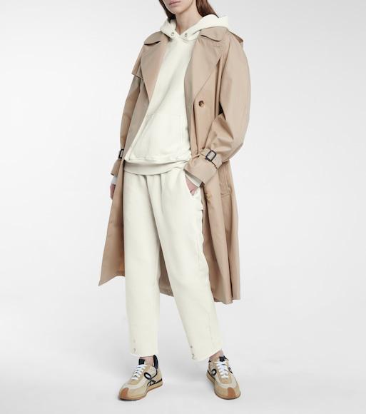 LOEWE Low-cut Lace-up Sneakers In Nude