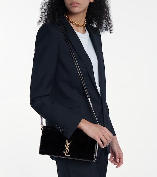 SAINT LAURENT Tribute Platform Sandals In Smooth Leather Shoes In Black