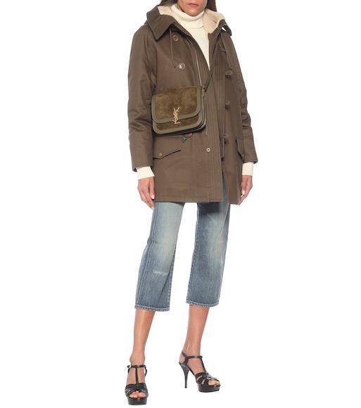 SAINT LAURENT Tribute Platform Sandals In Smooth Leather Shoes In Black