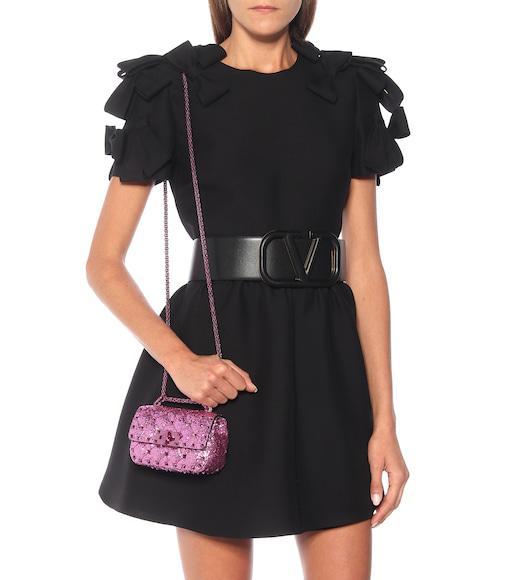 VALENTINO GARAVANI Patent Rockstud Pumps With Matching Straps And Studs 65 Mm Woman Black 41.5